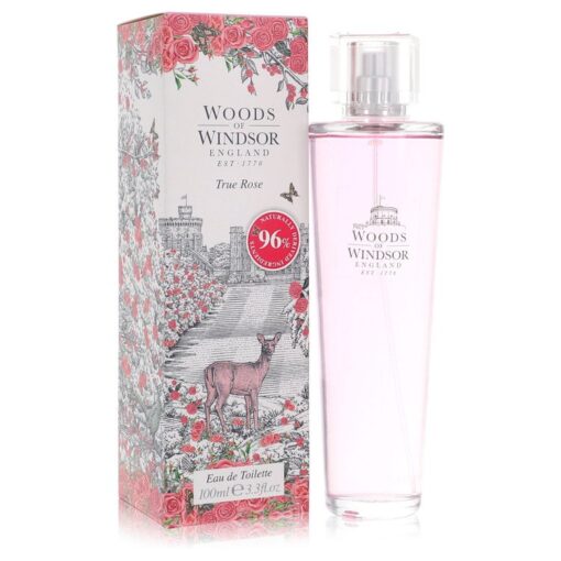 True Rose by Woods of Windsor Eau De Toilette Spray 100 ml