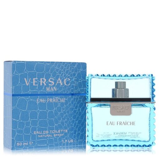 Versace Man by Versace Eau Fraiche Eau De Toilette Spray (Blue) 50 ml