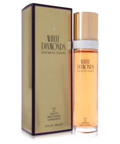 White Diamonds by Elizabeth Taylor Gift Set -- 1.7 oz Eau De Toilette Spray + 6.8 oz Body Wash + 3.3 oz Body Lotion + Pouf in tote bag